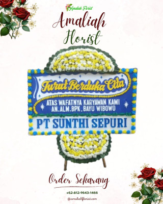Papan Bunga Duka di Mempawah Hilir