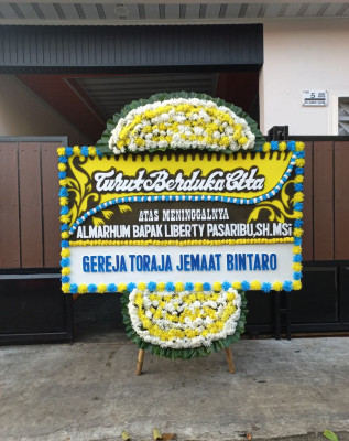 Papan Bunga Duka di Mempawah Hilir