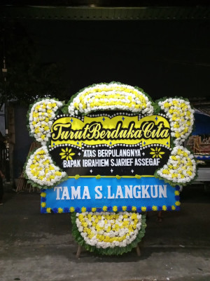 Papan Bunga Duka di Mempawah Hilir
